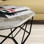 Hanah Home Mesa de centro Diamond - White Marble